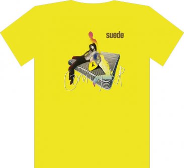 Yellow Coming Up Logo T Shirt With European Tour Dates